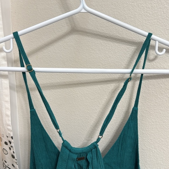 Women’s O’Neill Saltwater Solids Avery Cover-Up Teal Dress. Size XS - Picture 8 of 13